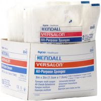 Kendall Versalon Nonwoven All-purpose Sponges 4-ply 3" X 3" Sterile - Model 8043 - Box of 50