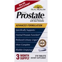 Real Health Laboratories The Prostate Formula with Saw Palmetto, 270 Tablets