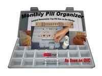 MPO Pill Box, Case and Removable Cups: Item 2103