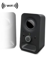 1080p IMX323 Sony Chip Super Low Light Spy Camera with WiFi Digital IP Signal, Recording & Remote Internet Access, Camera Hidden in Multimedia Speaker
