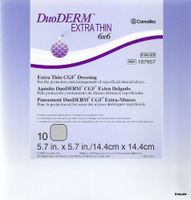 DuoDERM CGF Extra Thin Sterile Dressing - 6 x 6 - Box