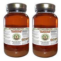 2-in-1! Wild Lettuce & Passion Flower Glycerite, Organic Wild Lettuce (Lactuca Virosa) & Passion Flower (Passiflora Incarnata) Alcohol-Free Liquid Extract, Hawaii Pharm Trusted Brand, 2 oz