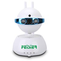 FEISIER Wireless Dome Camera 960P 1.3M IP Home Security Surveillance System Baby Monitor 2 Way Audio SD Card Slot Day/Night Vision for Android/iOS/iPhone/iPad/Tablet/PC (Planet)