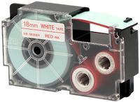 Casio Europe XR-18WER1 Ink Ribbon 18 mm Red on White