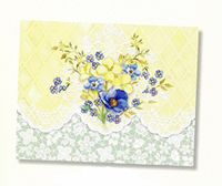 Carol's Rose Garden Sunny Bouquet Portfolio Blank 10 Card Set