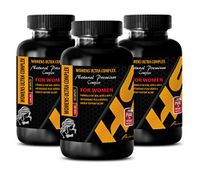 Women multivitamin for Energy - Womens Ultra Complex 1600 MG - Natural Premium - multivitamin for Women zinc Iron - 3 Bottles 270 Caplets