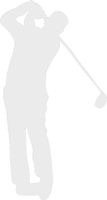 hBARSCI Golfing Vinyl Decal - 5 Inches - for Cars, Trucks, Windows, Laptops, Tablets, Outdoor-Grade 2.5mil Thick Vinyl - White