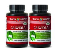 Bowel Movement Supplement - GRAVIOLA Extract 650 Mg - Pure graviola Supplement - 2 Bottles 200 Capsules