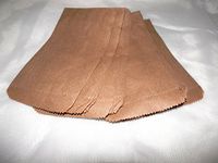 100 5x7 Cute Natural Kraft Paper Bags, Party bags,