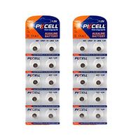 363 364 AG1 LR621 SR621SW Alkaline Button Cell Batteries,20 Counts