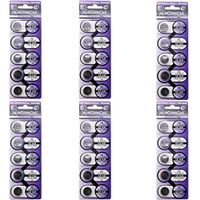 eCoreCell (30pcs) CR1632 3V 3 Volt Lithium Single Use Non-Rechargeable Button Coin Cell Battery