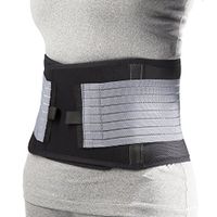 Champion Sacro Brace, Low-Back, Abdominal, Lightweight Support, Black, Regular