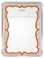 Spring Diamonds Memo Sheets and Acrylic Holder, 150 Note Papers, 5"x7" Memo Pad, Notes, Stationery, Desk Accessory, Mother's Day Gift, Unique Gift for Mom and Women