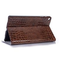 TechCode Samsung Tab A 10.1 Cover 2019, Premium PU Leather Flip Wallet Stand Cover with Card Slots Pouch Bumper Shell Folio Protective Case for Samsung Galaxy Tab A 10.1 SM-T510/T515 (EYW-Brown)