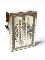Zippo 1935 Replica Guarantee Card Design Antique Brass Etching Japan Limited