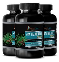 Prostate Support for Men - Saw Palmetto 500 - Non GMO Formula - Saw Palmetto Urinary Health - 3 Bottles 300 Capsules