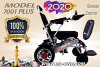 2020 EAONE Folding Lightweight Electric Power Wheelchair, Remote Controlled, FDA Approved and Aviation Travel Safe, Heavy Duty, Mobility Motorized Electric Wheelchair (Gray)