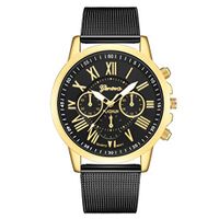 Clearance! Paymenow Fashion Women's Analog Watch Stainless Steel Chronograph Watch Trendy Wrist Watches Gift (B)