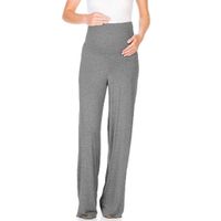 Iusun Women's Maternity Long Pants High Waist Support Belly Comfort Safety Wide Pregnancy Trousers for Daily Wearing