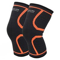 5BILLION Knee Brace Compression Sleeve Knee Support for Powerlifting, Arthritis, Running, Workout, Joint Pain Relief & Cross