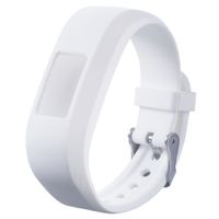 HYWRDYB Colorful Replacement Bands for Garmin Vivofit JR/Vivofit 3,Soft Silicone Straps Wristbands for Kids with Secure Watch Buckle(fits 5.0~7.05 inch Wrists) (White)