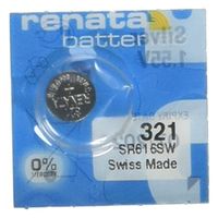 2 Pcs 321 Renata Silver Oxide 0% Mercury Electronic Batteries SR616SW