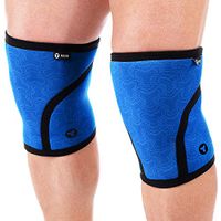 PRIM8 Knee Sleeves – 7 mm Neoprene Sleeves for Cross Training, WODs, Weightlifting, Squatting, Bodybuilding and Powerlifting – Top Quality Fitness Gear – Unisex Knee Support (Blue, XX-Large)