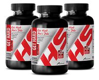 libido Enhancement for Men - GET Hard - Mens Pills - Maca - 3 Bottles (180 Capsules)
