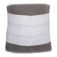 Advanced Orthopaedics 4 Panel Abdominal Binder, 9-inch High, Waist Circumference 45-inch - 62-inch, White