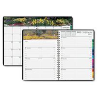 House of Doolittle Gardens of the World Weekly-Monthly Planner, January-December, 2013, 7" x 10", Black