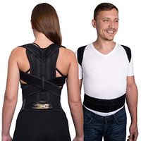 Back Brace Unisex- Back Support Belt for Old and Young- Posture Corrector for Work/Normal Life- Ease Back Neck Shoulder Pain- Minimize Hunchback Scoliosis Sciatica Slipped Discs herniated disc(S)