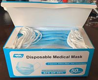 50PCS Disposable Face Màsks, 3-Layer, Anti Dust Breathable Comfortable Medical Sanitary Personal Health Protection（in Stock）
