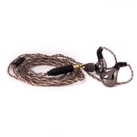 HIFIHEAR BLON BL03 4 Core Silver Copper Mixed Upgrade Earphones Replacement Cable, 3.5 mm Audio Cable Connector Detachable IEM Cable，Especially Customized for BLON BL03 Earphone（Copper）