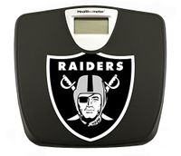 Black Finish Digital Scale Featuring Your Favorite Football Team Logo (Raiders)