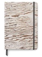 Wood Themed Designs UV Printed on PU Leather A5 Journal Notebook w/Lined Pages