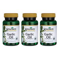 Swanson Garlic Oil Equivalent to 500 Milligrams 250 Sgels (3 Pack)