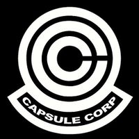 Dragon Ball Z Capsule Corp Decal Sticker for Room Car Window Laptop (11" inches (Black)