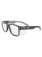 MAGID Y50BKAFC Iconic Y50 Design Series Safety Glasses with Side Shields | ANSI Z87+ Performance, Scratch & Fog Resistant, Comfortable & Stylish, Cloth Case Included, Clear Lens (1 Pair)