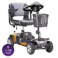 Drive Medical Phoenix HD 4 Wheel Heavy Duty Scooter (Tangerine, 17.5 Inches seat)
