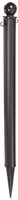Mr. Chain Deluxe Ground Pole, Black, 2.5-Inch Diameter x 35-Inch Height, Pack of 6 (95403-6)