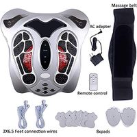 Foot Circulation Stimulator Shiatsu Foot Massager with Acupuncture and Infrared Therapy Function with Vibration Infrared Heat Massager Deep Kneading Therapy for Chronic Pain Relief
