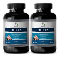 Pure Green Tea Leaves - Green Tea Extract - Anti Wrinkle - 2 Bottles 120 Capsules