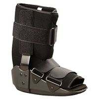 OTC Short Leg Cast Low Top Walker Boot, Black, Large/Short