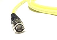 75 Foot Belden 1694A 3G/6G HD-SDI RG6 Cable (75 Ohm) with Canare BCP-B53 BNC connectors by Custom Cable Connection - Yellow # 104501-75