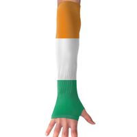 Cote D'ivoire Flag Long Sleeve Sun Protection Arm Sleeves Arm Cooling Sleeve Cycling Outdoor Sports Leisure