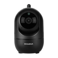INQMEGA FHD 1080P WiFi Home IP Camera, Indoor Pan/Tilt 2.4Ghz Wireless Security Camera,Nanny cam with Auto Tracking, Cloud Service, Night Vision, Two Way Audio for Baby/Elder/Pet (Black)