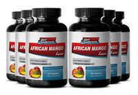 Weight Loss and Detox Enhancement - Pure Mango Extract 1200mg with Acai Berry (6 Bottles, 360 Capsules)