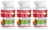 Safflower Oil Capsules - CLA 1250mg - Accelerate Weight Loss (3 Bottles)
