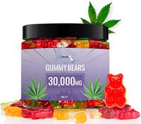 Hemp Gummies for Pain and Anxiety- Natural Hemp - Made in USA - 100 Count 30,000 MG High Potency, Gummies for Stress Relief -Tasty & Relaxing Premium Hemp - Rich in Vitamins B, E, Omega 3, 6, 9