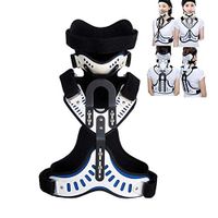 PILIBEIBEI Head Neck Chest Orthosis Adjustable Cervical Thoracic Orthosis U Lumbar Support, Cervical Vertebra Fixation Orthoses Chest Supports Tractor Traction Neck Brace,AngleAdjustableBreathable